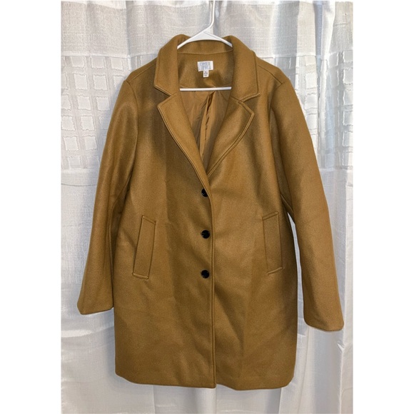 Jackets & Blazers - Tan Peacoat